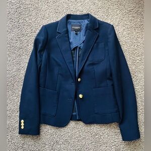 Banana Republic Dark Blue Blazer with Gold Buttons